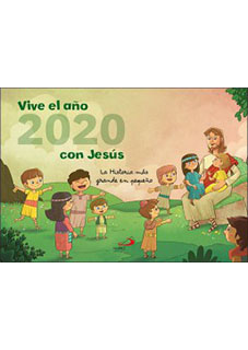CALENDARIO PARED VIVE EL AÑO 2020 CON JESÚS 